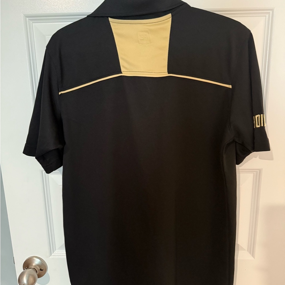 Pro Edge Black Polo Shirt Athletic Performance - Picture 4 of 5